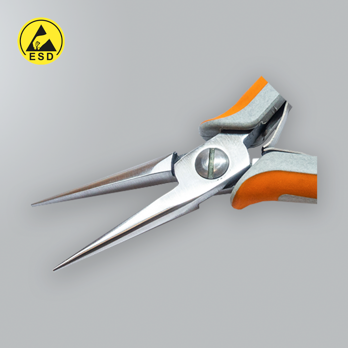 ESD - Smooth Long Snipe Nose Pliers (G-HT-P6) ESD - Smooth Long Snipe Nose Pliers (G-HT-P6)